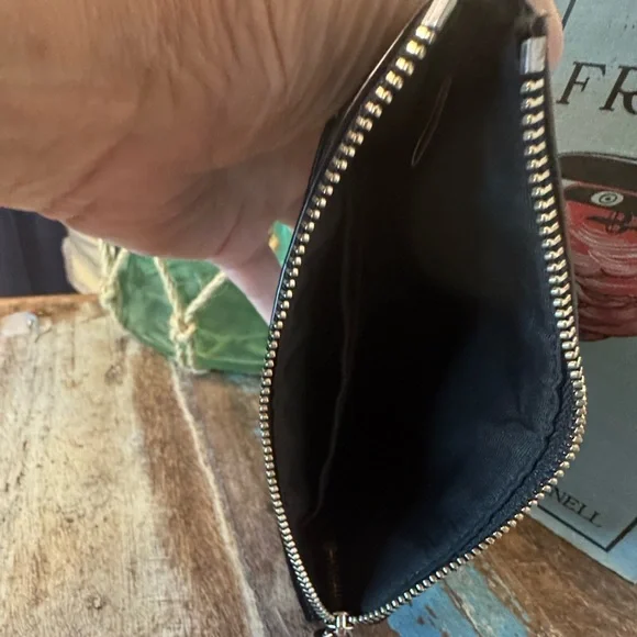 Coach Metallic Colorblock Signature Corner Zip Wristlet - Picture 5 of 10